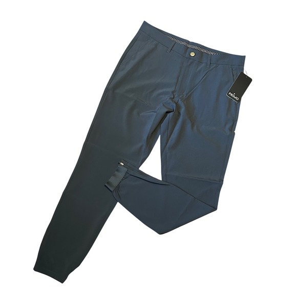 Primo Jogger Mens Golf Pants Dark Gray 34 Extra Tall NWT Zipper Cuffs Stretch